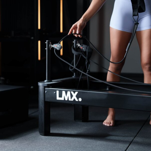 Pilates treniruoklis / reformeris LMX.® Harmony Pilates Reformer black / black