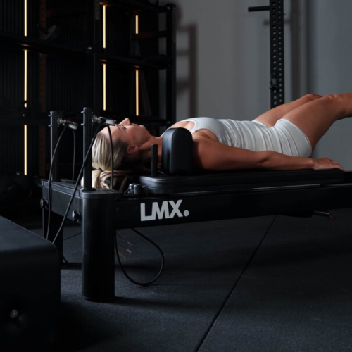Pilates treniruoklis / reformeris LMX.® Harmony Pilates Reformer black / black