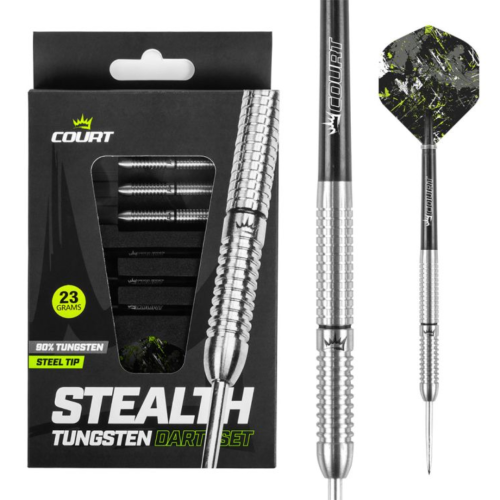 Smiginio strėlyčių rinkinys Court Stealth Tungsten 90 Dart Set