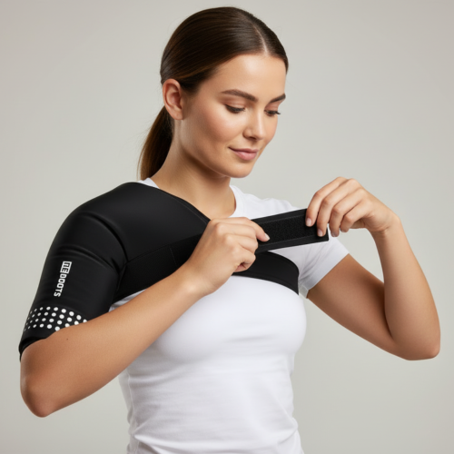 Kompresinė šaldanti / šildanti rankovė pečiui REBOOTS Thermo Sleeve Shoulder
