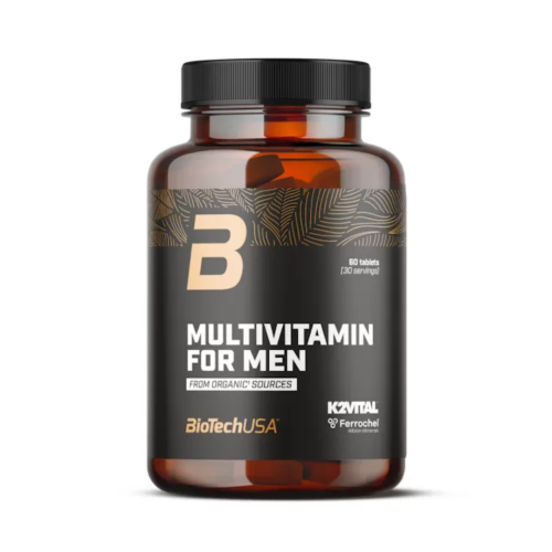 Multivitaminai vyrams „BioTech Multivitamin For Men from organic sources“, 60 tabl.