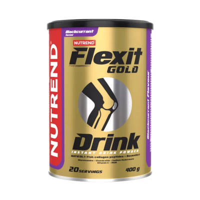 Nutrend Flexit Gold Drink 400 g, juodųjų serbentų skonio