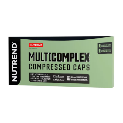 Multivitaminai „Nutrend Multicomplex Compressed Caps“, 60 kapsulių