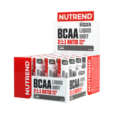 Skystos aminorūgštys „Nutrend BCAA Liquid Shot“, 20 x 60 ml