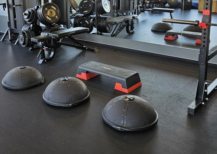 Profesionalus Sportbay® reguliuojamas aerobikos stepas (15-25 cm)