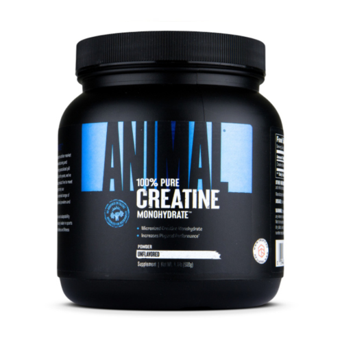 Kreatino monohidratas „Animal 100% Pure Creatine Monohydrate“, 500 g