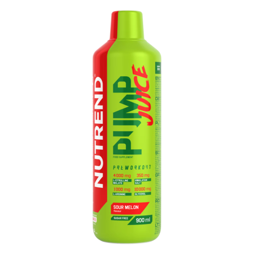 Prieštreniruotinis papildas „Nutrend Pump Juice“, 900 ml, arbūzų skonio