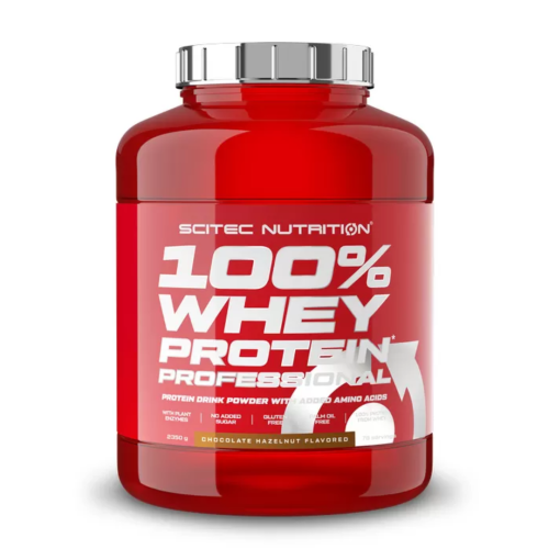 Išrūgų baltymai „Scitec 100% Whey Protein Professional“, 2350 g, šokolado ir riešutų skonio