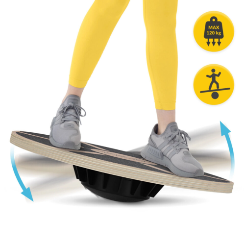 Medinė balansinė lenta Sportbay Anti Slip Wooden Balance Board