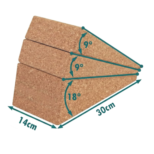 Pėdų padėties koregavimo platformos Sportbay Squat Wedge Block