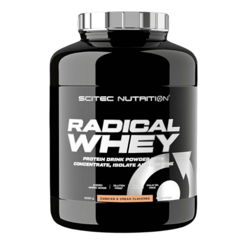 Išrūgų baltymai „Scitec Nutrition Radical Whey“, 1000 g, kreminių sausainių skonio