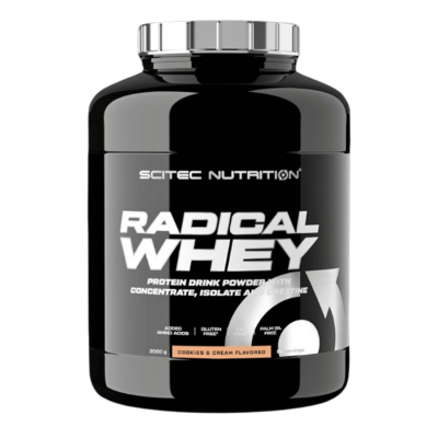 Išrūgų baltymai „Scitec Nutrition Radical Whey“, 1000 g, kreminių sausainių skonio