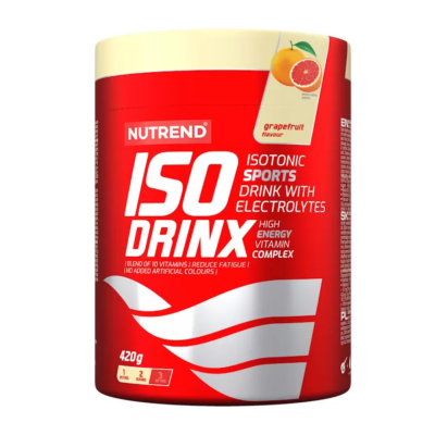 Paruošiamas izotoninis gėrimas „Nutrend ISOdrinx“, 1000 g, greipfrutų skonio