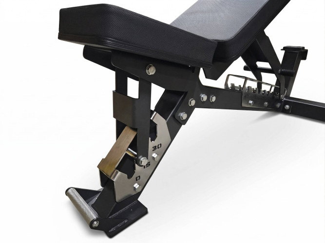 Jėgos rinkinys – Reguliuojamas suoliukas, 385 kg Hex hanteliai ir 3 eilių stovas