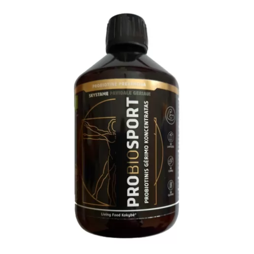 Probiotinis gėrimo koncentratas „ProBioSport“, 500 ml, juodas