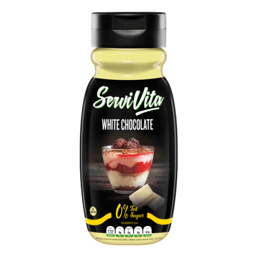Padažas „ServiVita White Chocolate“, 320 ml, baltojo šokolado skonio