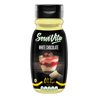 Padažas „ServiVita White Chocolate“, 320 ml, baltojo šokolado skonio