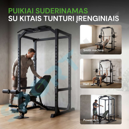 Reguliuojamas jėgos suoliukas TUNTURI UB60