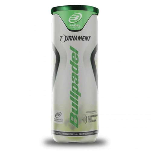 Padelio kamuoliukai CAN OF 3 BULLPADEL TOURNAMENT PRO PADEL BALLS