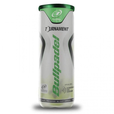 Padelio kamuoliukai CAN OF 3 BULLPADEL TOURNAMENT PRO PADEL BALLS