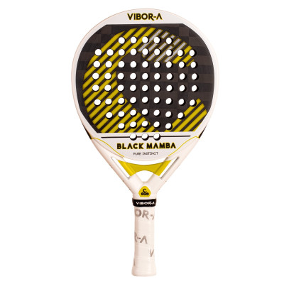 Padelio raketė VIBOR-A BLACK MAMBA EVO PRO WHITE RACKET PADEL