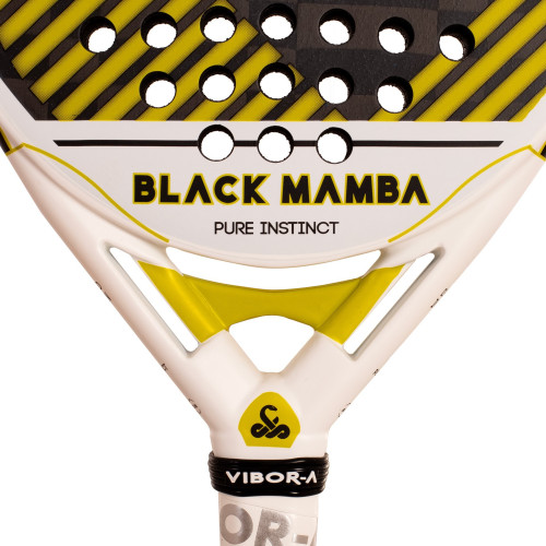Padelio raketė VIBOR-A BLACK MAMBA EVO PRO WHITE RACKET PADEL