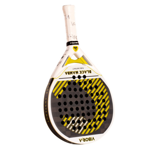 Padelio raketė VIBOR-A BLACK MAMBA EVO PRO WHITE RACKET PADEL