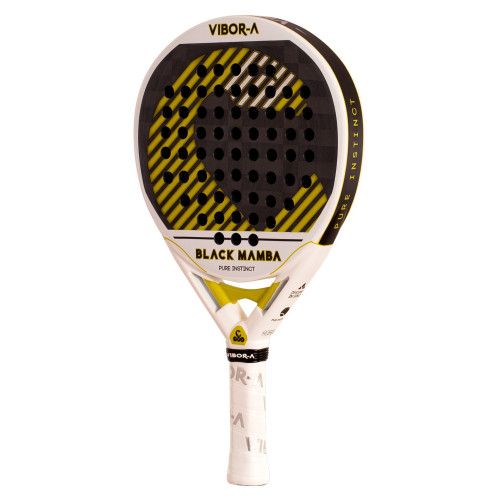 Padelio raketė VIBOR-A BLACK MAMBA EVO PRO WHITE RACKET PADEL