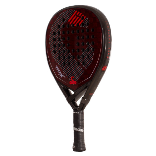 Padelio rinkinys PACK RACKET PADEL VIBOR-A TITAN BLACK LIGHT