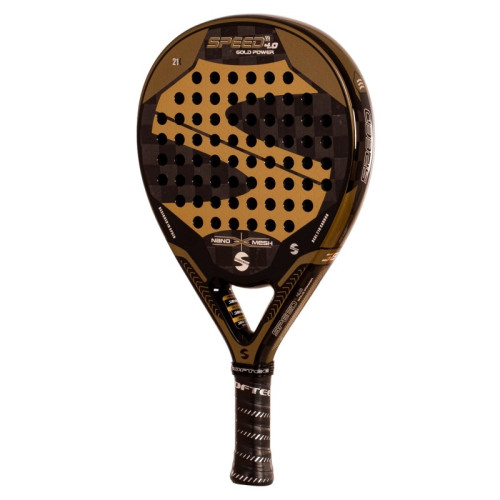 Padelio raketė Softee Speed Gold Power 4.0 Nano Mesh