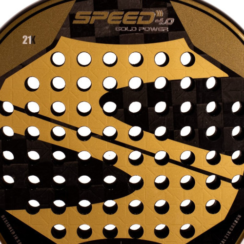 Padelio raketė Softee Speed Gold Power 4.0 Nano Mesh