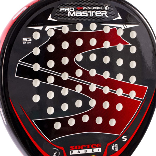 Padelio raketė Softee Pro Master Evolution Red
