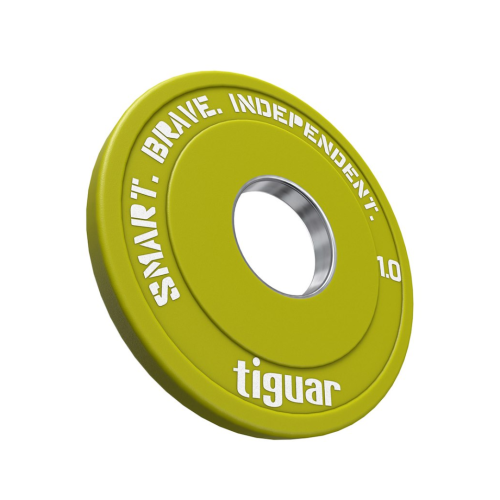 Olimpiniai svarmenys Tiguar Rubber Fractional Plates 0,5–2,5 kg