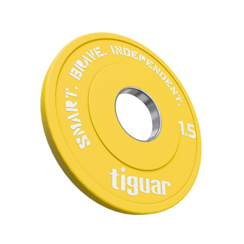 Olimpiniai svarmenys Tiguar Rubber Fractional Plates 0,5–2,5 kg