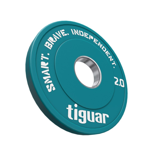 Olimpiniai svarmenys Tiguar Rubber Fractional Plates 0,5–2,5 kg