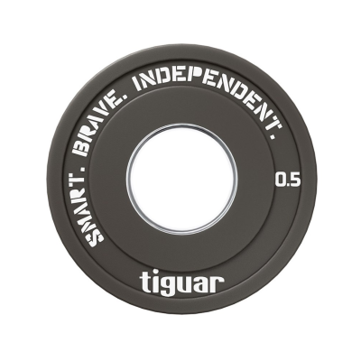 Olimpiniai svarmenys Tiguar Rubber Fractional Plates 0,5–2,5 kg (Svoris: 0.5 kg)