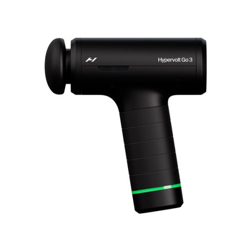 Hyperice Hypervolt Go 3 masažinis pistoletas, juodas
