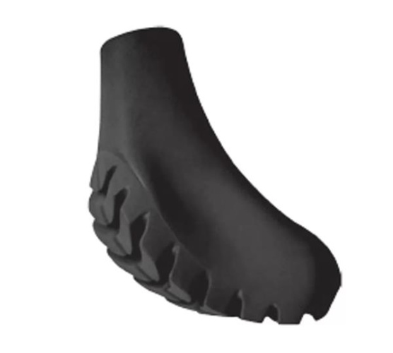 Gabel Šiaurietiško ėjimo lazdų antgaliai Walking Pad XXL Hard 05/27, juodi