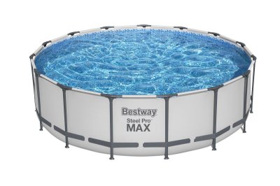 Frame pool Bestway Steel Pro Max Set 457x122 cm, with filter pump and accessories (56438)