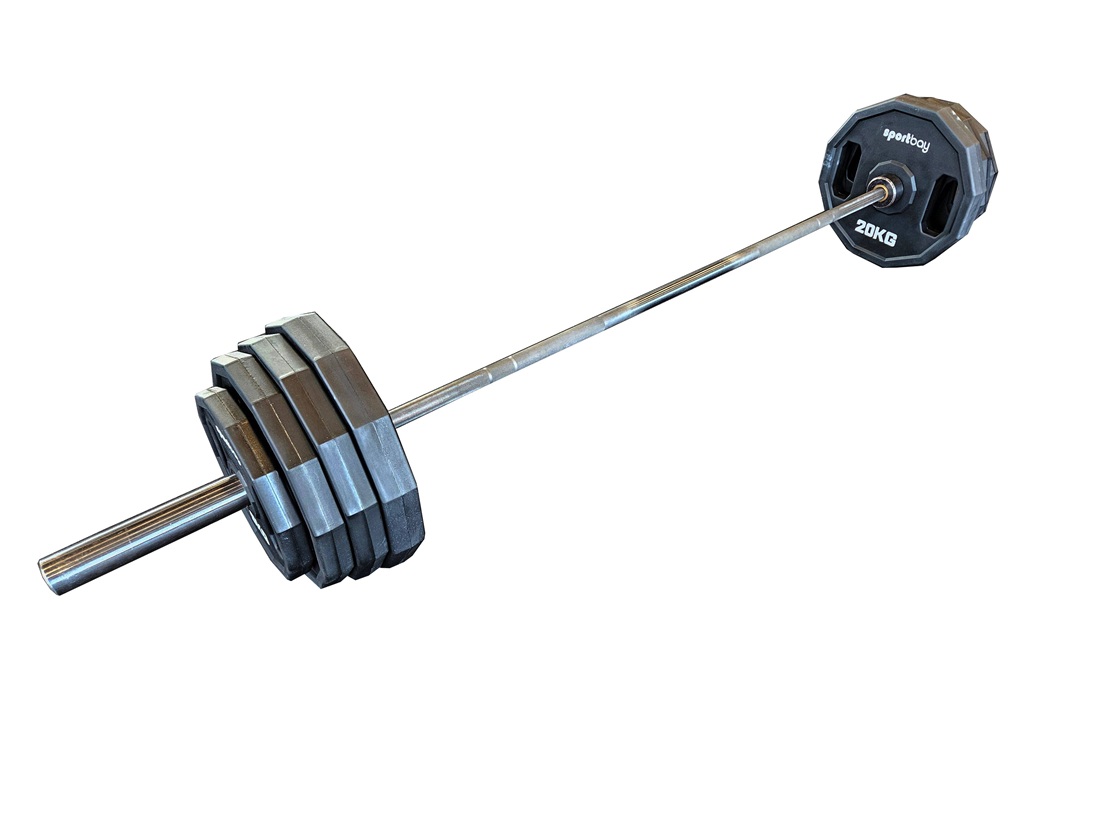 Sportbay® olimpinis CPU štangos ir svorių komplektas 90 / 120 / 150 kg