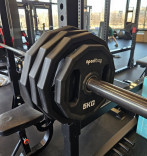 Sportbay® olimpinis CPU štangos ir svorių komplektas 90 / 120 / 150 kg