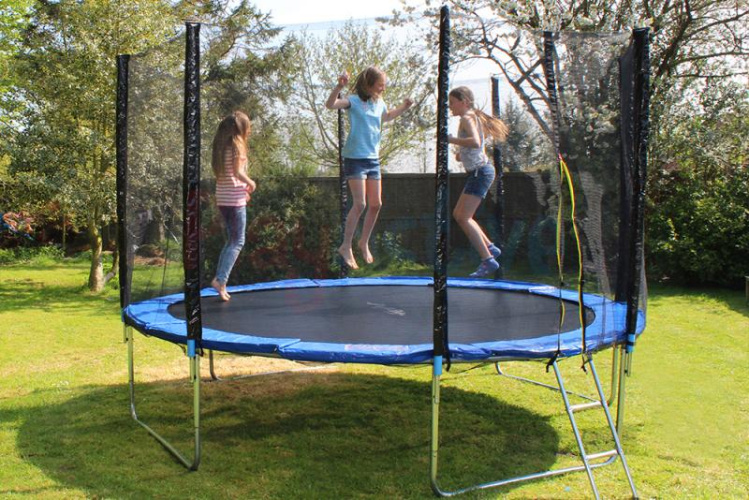 Trampoline 366 cm with safety net and ladder 12ft (3.66 m)