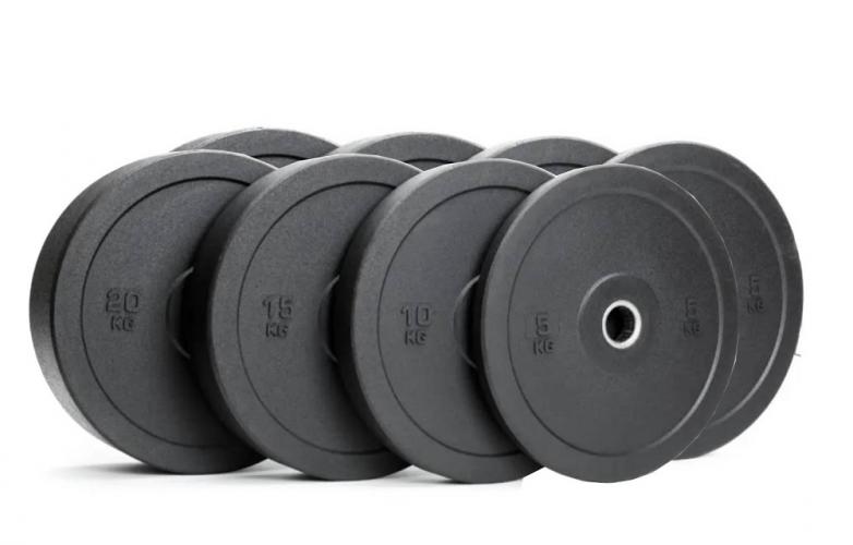 Tunturi Platinum Smith“ staklės + Komercinis suoliukas + 100 kg Bumper svoriai