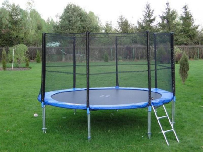 Trampoline 427 cm with safety net and ladder 14ft (4.27 m)