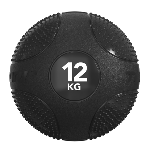 Pasunkintų kamuolių rinkinys 6–16 kg su laikymo stovu Tunturi Platinum Slam Ball