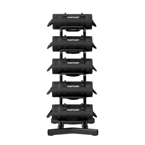 Jėgos maišų rinkinys su stovu Tunturi Platinum Strength Bag, 5-25 kg set + Multi Storage Rack