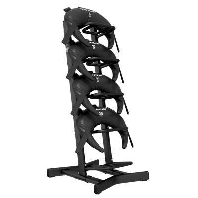 Pasunkintų maišų rinkinys Tunturi Platinum Bulgarian Bag, 5-20 kg set + Multi Storage Rack