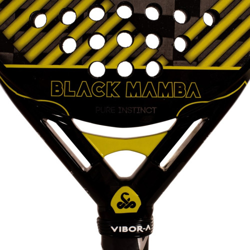 Padelio rinkinys VIBOR-A BLACK MAMBA EVO PRO BLACK PADEL RACKET PACK