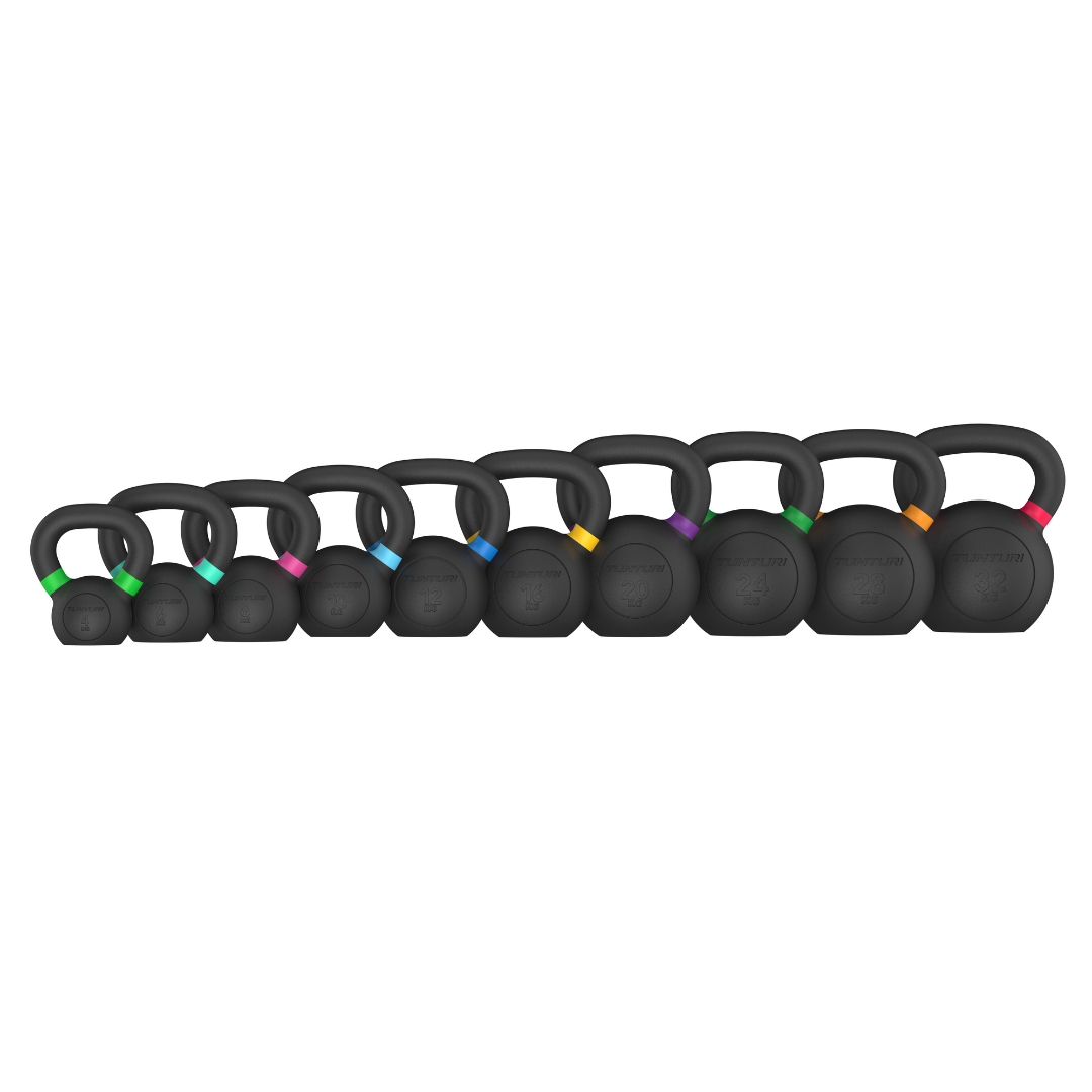Svarstis (gira) Tunturi Platinum Cast Iron Kettlebell (4–32 kg)