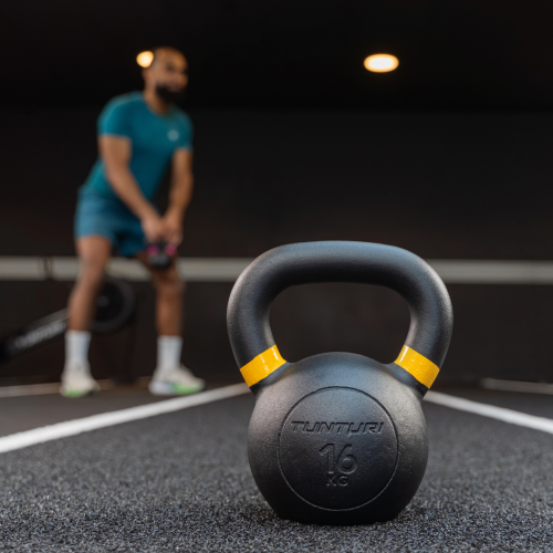 Svarstis (gira) Tunturi Platinum Cast Iron Kettlebell (4–32 kg)